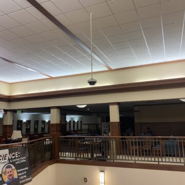 Students react to new security camera