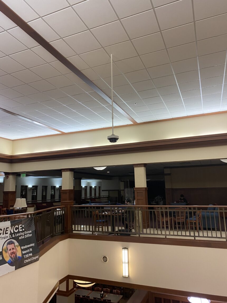 Students react to new security camera