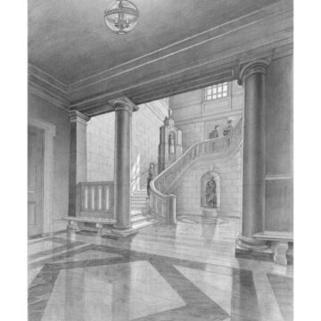 Library construction will close colonnade after spring break