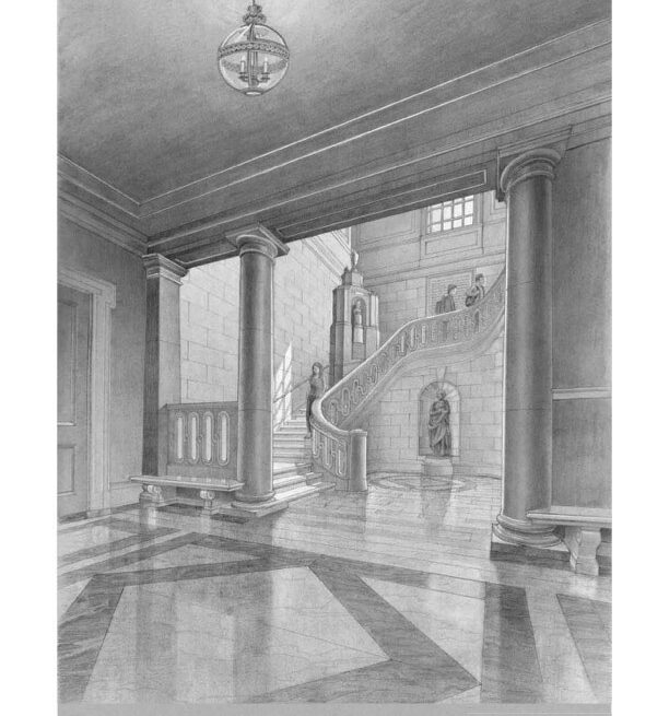 Library construction will close colonnade after spring break