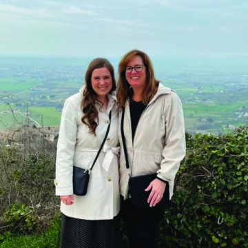 Shared pilgrimage: Student and mother travel to Italy