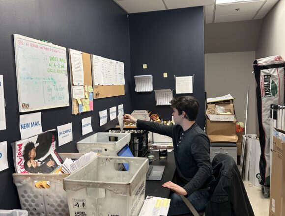 Hillsdale student mail room workers keep campus sorted 