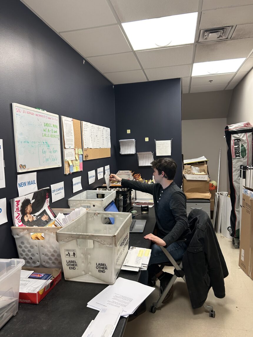 Hillsdale student mail room workers keep campus sorted 