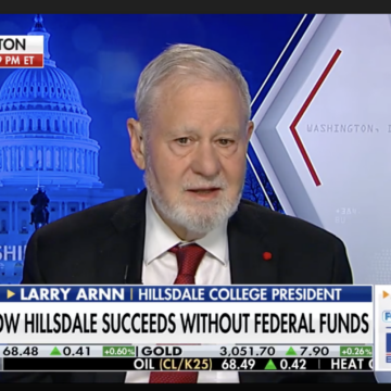 Arnn discusses education on TV, X