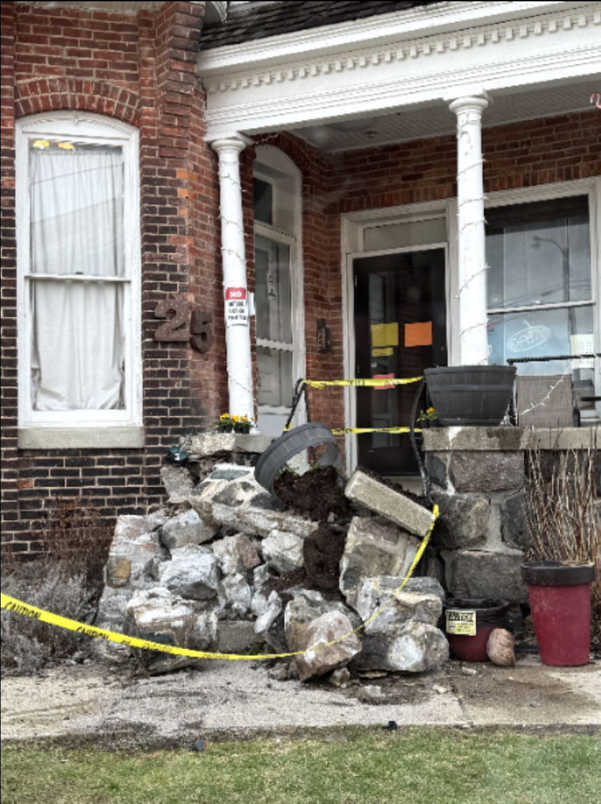 Car crashes into Brewing Company