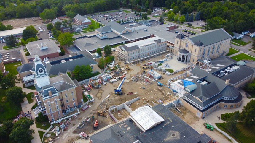 College continues construction on classical education building