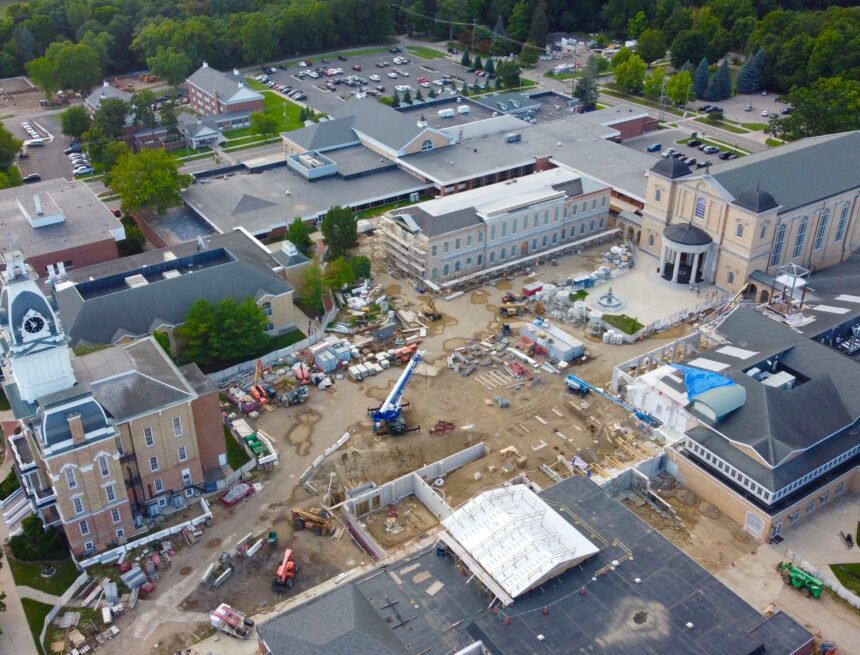 College continues construction on classical education building