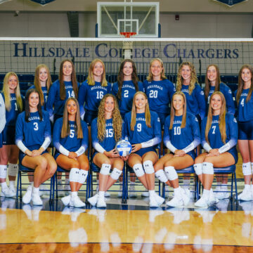 Hillsdale women's volleyball 2025 headshots