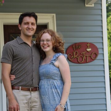 IMG_6394-2 New alumni couple continues Catholic ministry at the Grotto