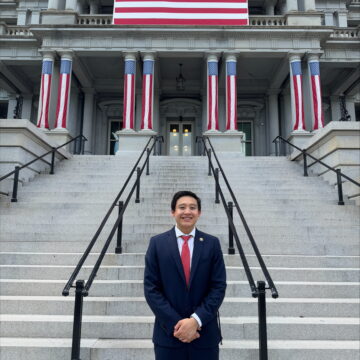 Students clock in for work in the big city
