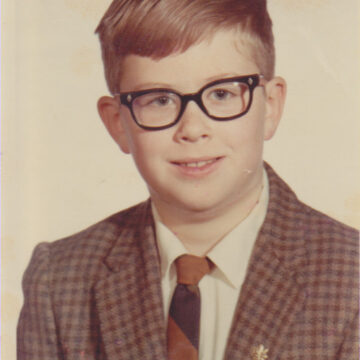 Blum in elementary school.