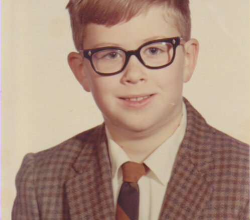 Blum in elementary school.