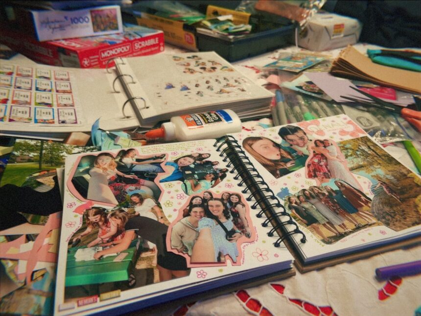 Scrapbooking: memories on paper, not online