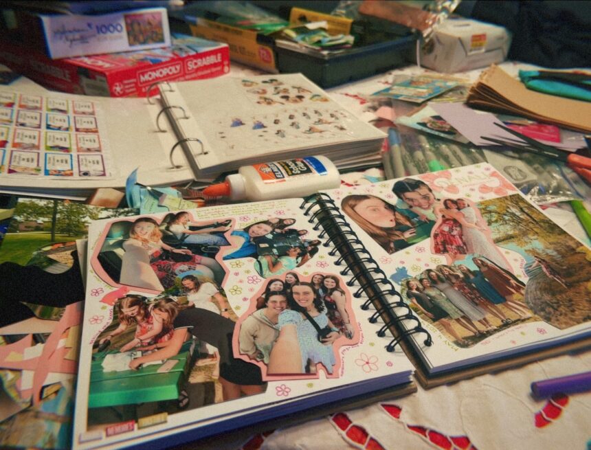 Scrapbooking: memories on paper, not online
