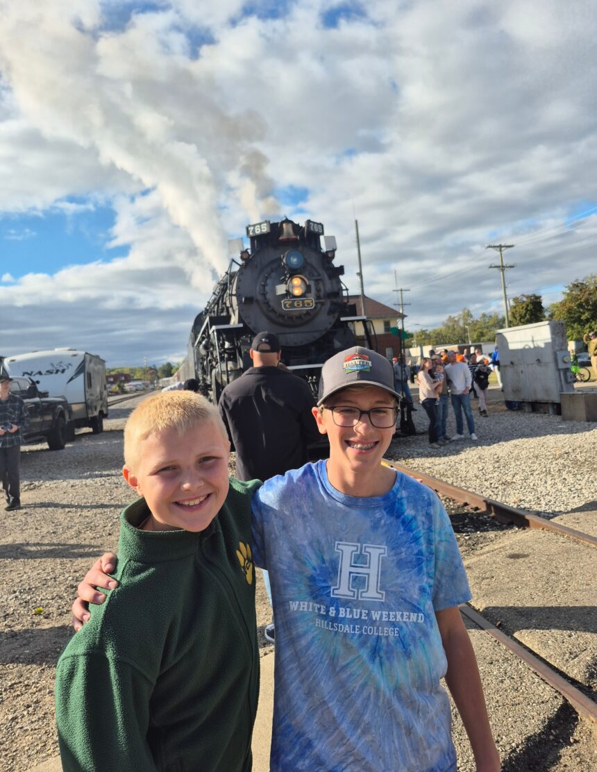 Historic steam train returns to Hillsdale