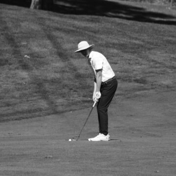 Thompson swings into first