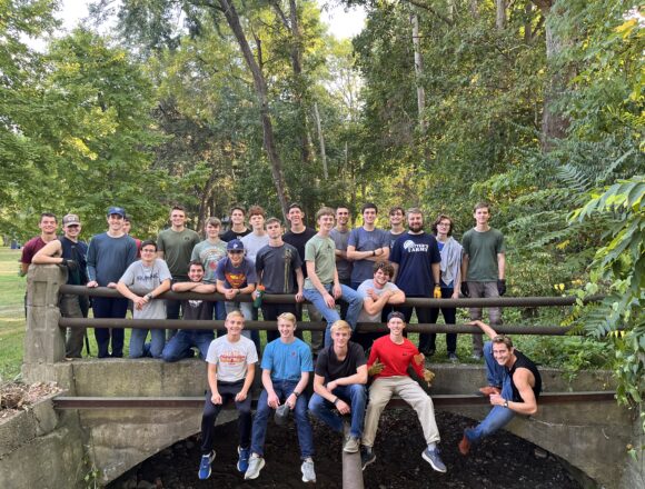 Galloway men in the trenches: volunteers restore historic park
