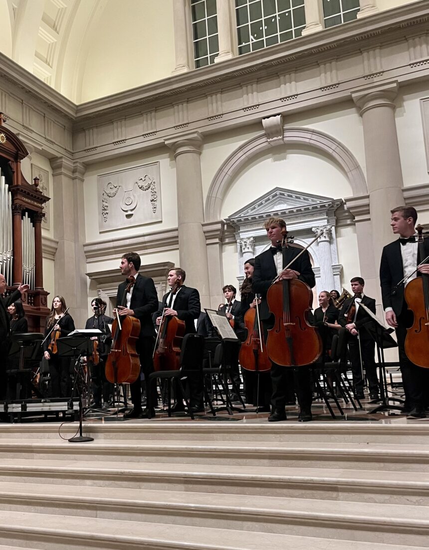 Hillsdale College Symphony Orchestra performs Romantic pieces for parents