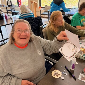 Senior crafting session raises identity fraud awareness