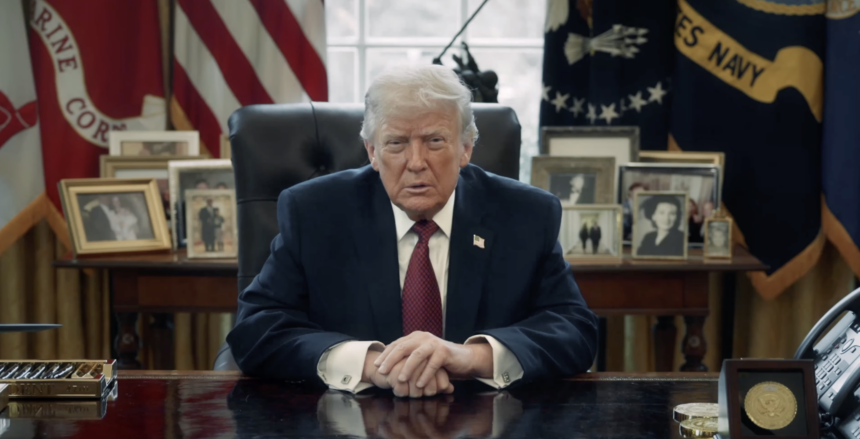 Trump posts video with Hillsdale College