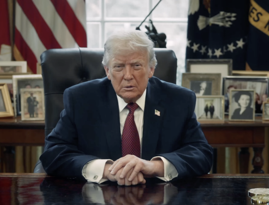 Trump posts video with Hillsdale College