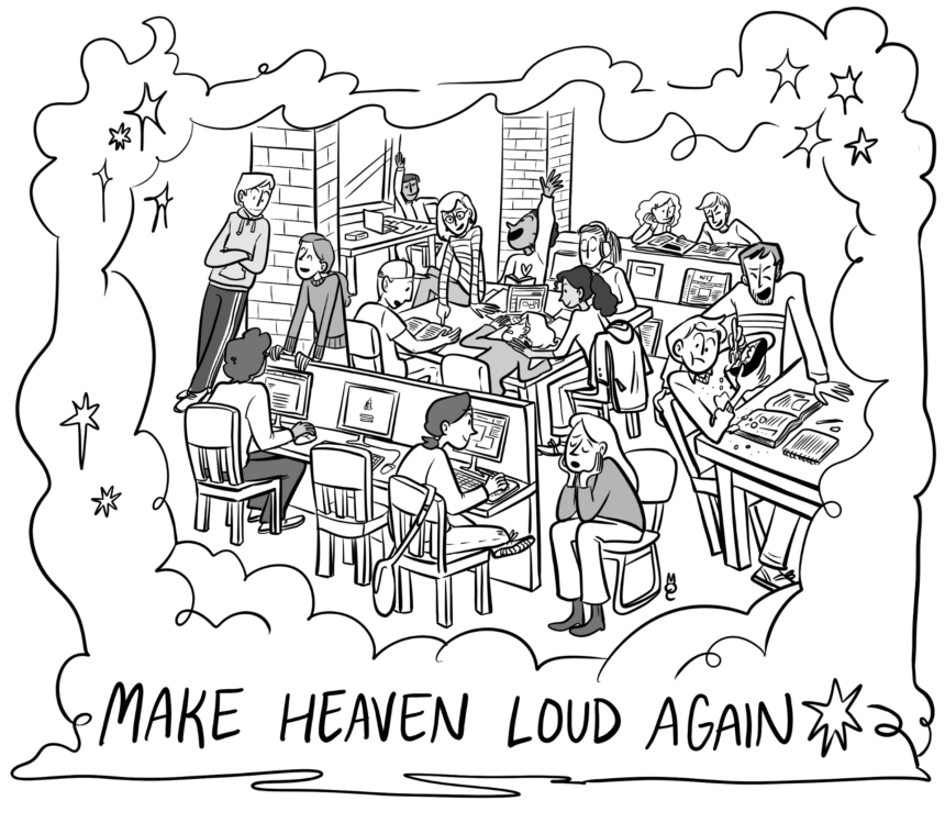 Make the library loud again