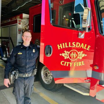 Hillsdale’s new fire and police chief suits up for both