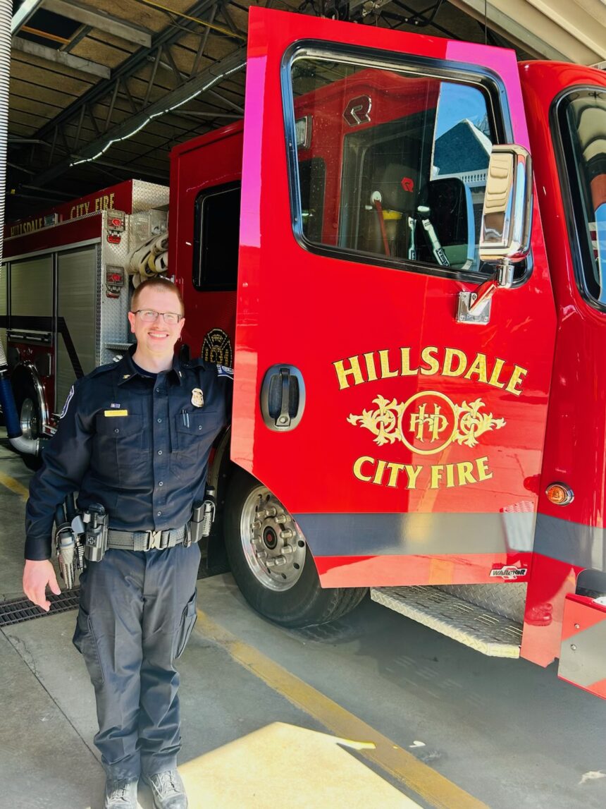 Hillsdale’s new fire and police chief suits up for both