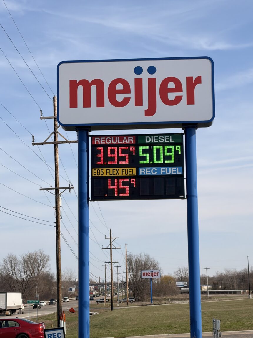 Gas prices reach highest point since summer 2022