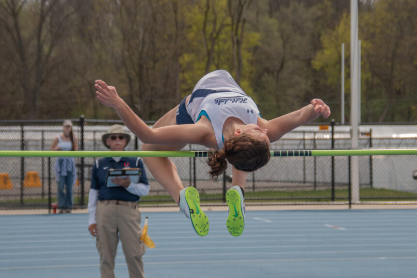 Track shatters four records at home